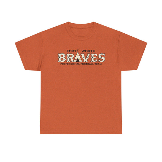 Fort Worth Braves Texas Continental Football League 1968-1971 T-shirt