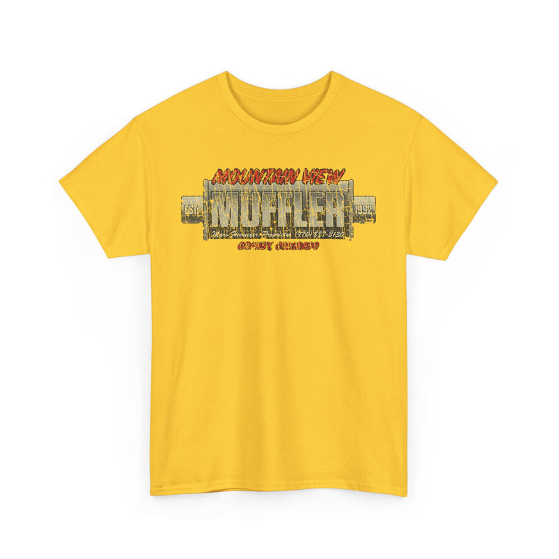 Load image into Gallery viewer, Mountain View Muffler Est 1992 Colorado T-shirt
