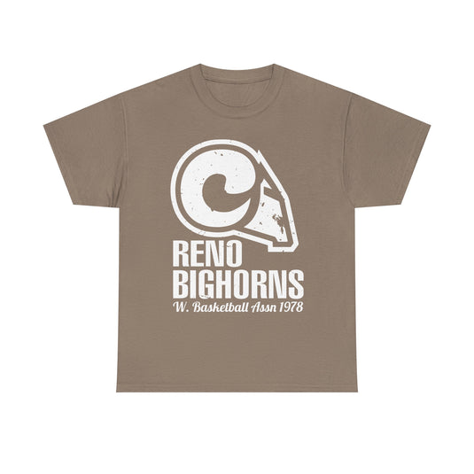 Reno Bighorns Nevada Basketball 1978-1979 T-shirt