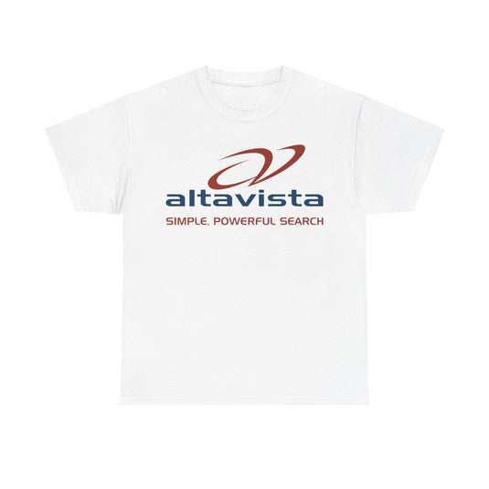 Altavista Logo Simple Powerful Search Retro Nostalgic T-shirt