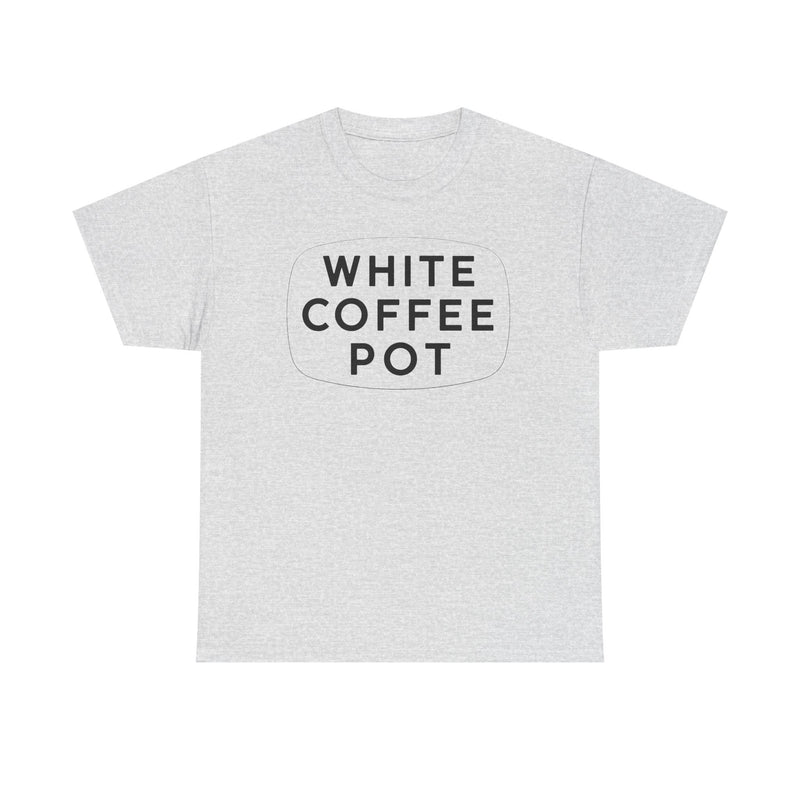 Load image into Gallery viewer, White Coffee Pot T-Shirt - Restaurant Industry Defunct Logo Tee
