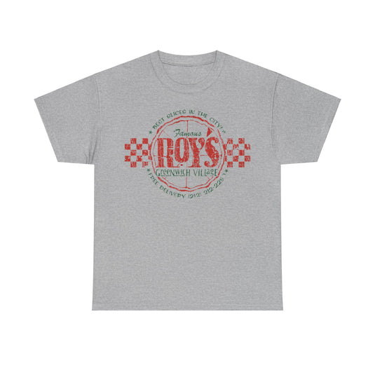 Famous Roys Pizza 1991 Restaurant Distressed Print T-shirt