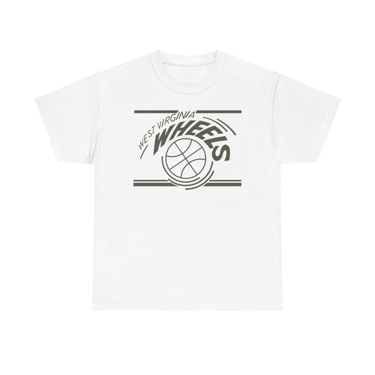 West Virginia Wheels Basketball 1978 All-American Alliance T-shirt