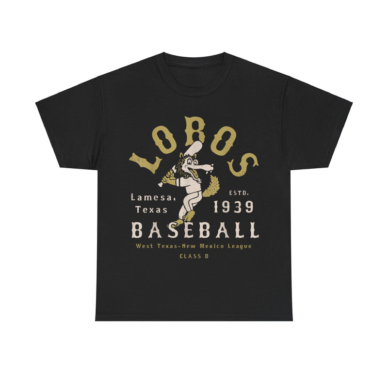 Load image into Gallery viewer, Lamesa Lobos Texas Nostalgic Retro Baseball Team T-shirt
