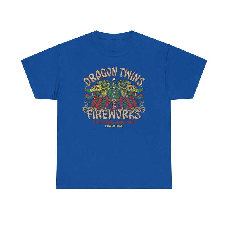 Load image into Gallery viewer, Dragon Twins Fireworks 1953 China Nostalgic T-shirt
