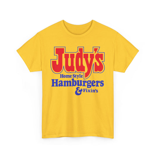 Judy's Home Style Hamburgers Fixins Vintage Logo Chain T-Shirt