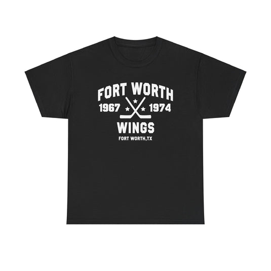 Fort Worth Wings Texas Central Hockey League 1967-1974 T-shirt