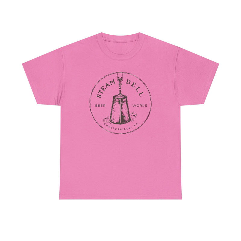 Load image into Gallery viewer, Steam Bell Beer Works T-Shirt Defunct Brewery Bankrupt Company Logo Tee
