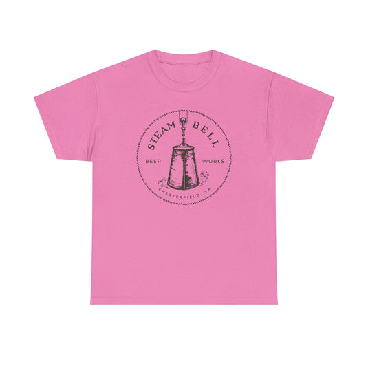 Steam Bell Beer Works T-Shirt Defunct Brewery Bankrupt Company Logo Tee