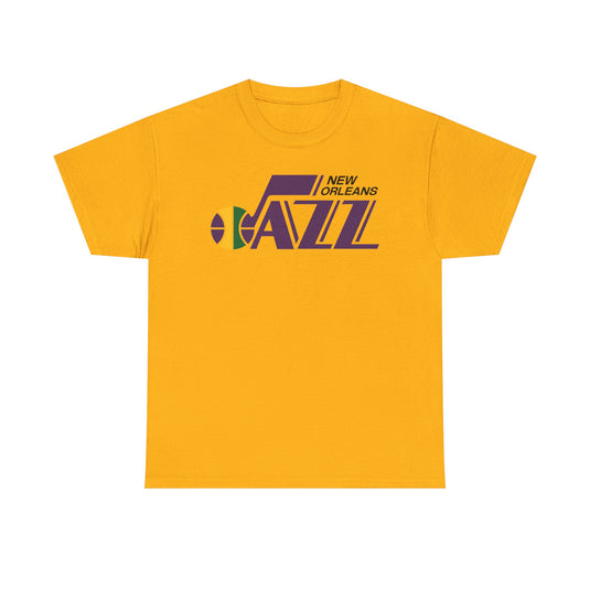 New Orleans Jazz Louisiana Basketball 1974-1979 T-shirt