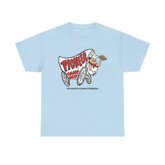 Pioneer Take Out So Good It's Habit Forming Vintage Logo T-Shirt