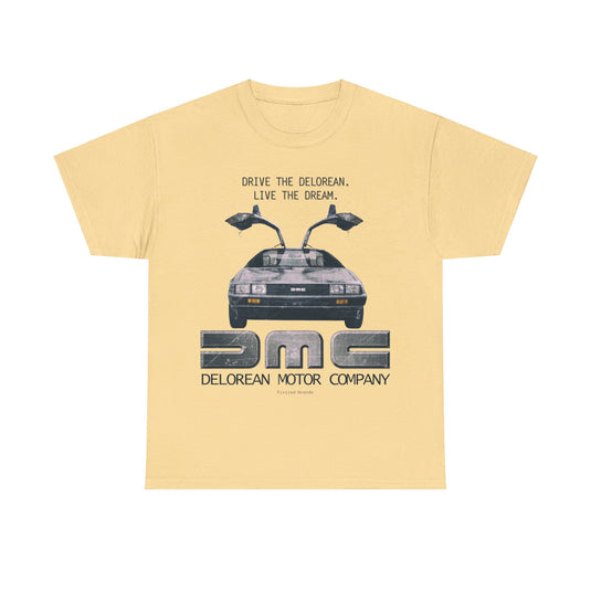 Delorean Motor Company Nostalgic Retro Logo Car T-shirt