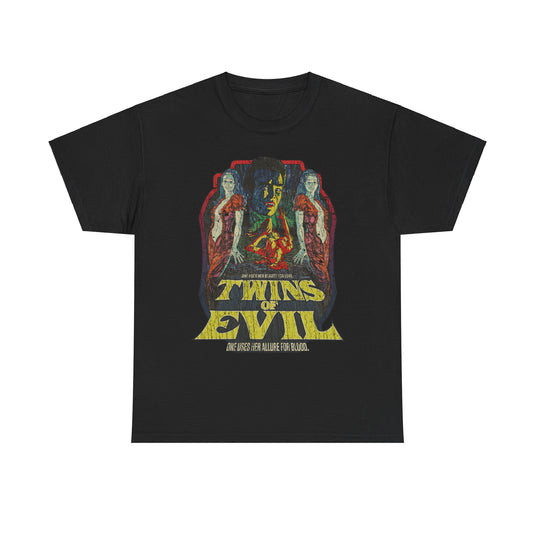Twins of Evil 1971 Vampire Horror Movie T-shirt