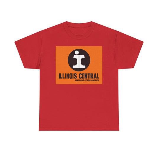 Illinois Central Main Line Mid-America Railroad Logo Train T-Shirt