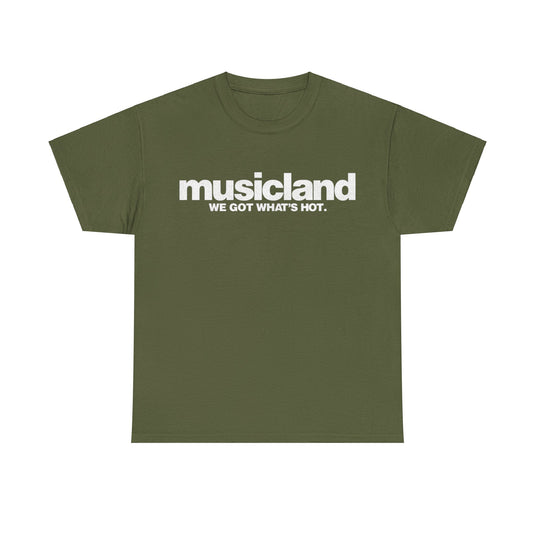 Musicland Record Retail Store We Got What's Hot Nostalgic T-shirt