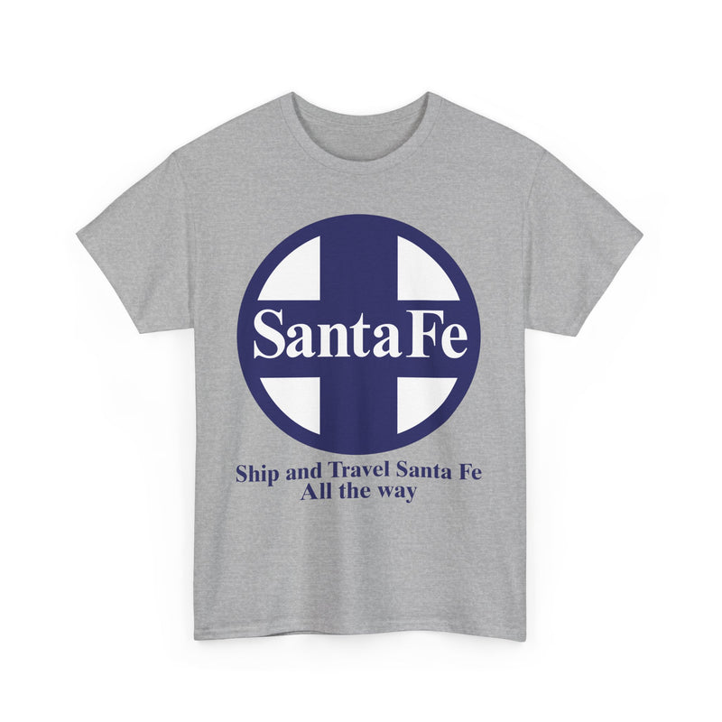 Load image into Gallery viewer, Santa Fe Cross Logo Ship Travel Railroad Vintage Train T-Shirt
