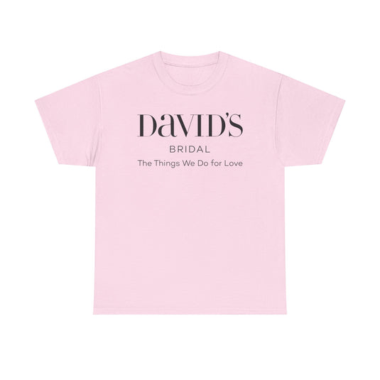 David's Bridal T-Shirt - Bankrupt Wedding Store Logo Tee - Bridal Chain