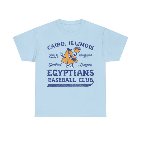 Cairo Egyptians Illinois Nostalgic Retro Baseball T-shirt