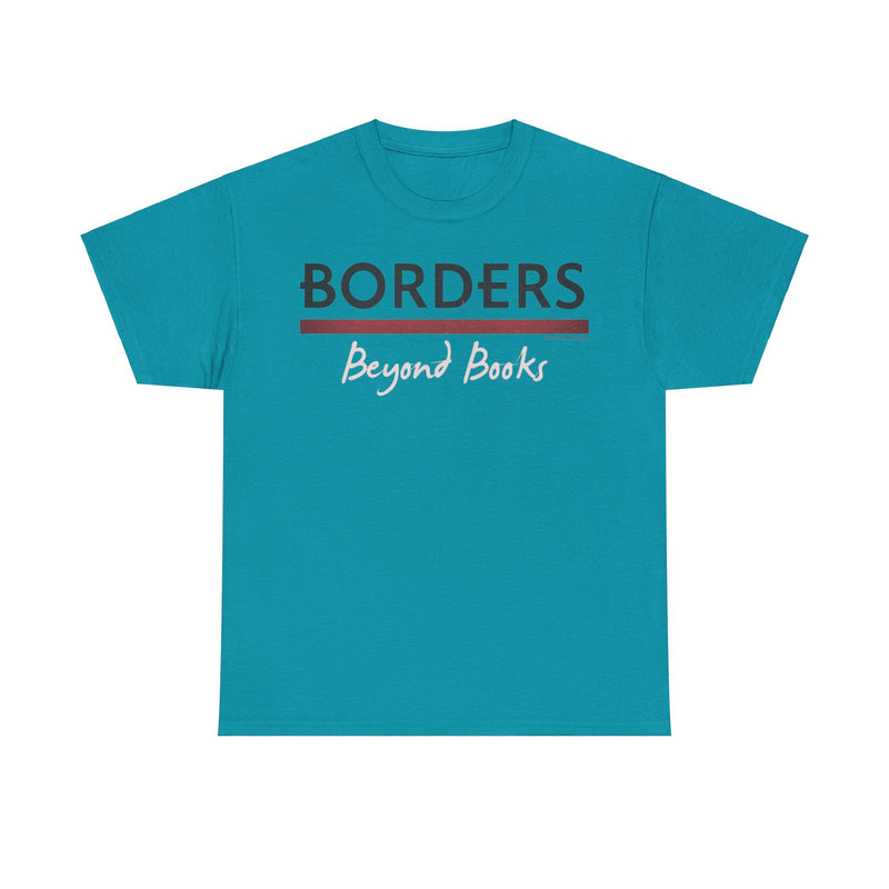 Load image into Gallery viewer, Borders Beyond Books Nostalgic Retro Logo T-shirt
