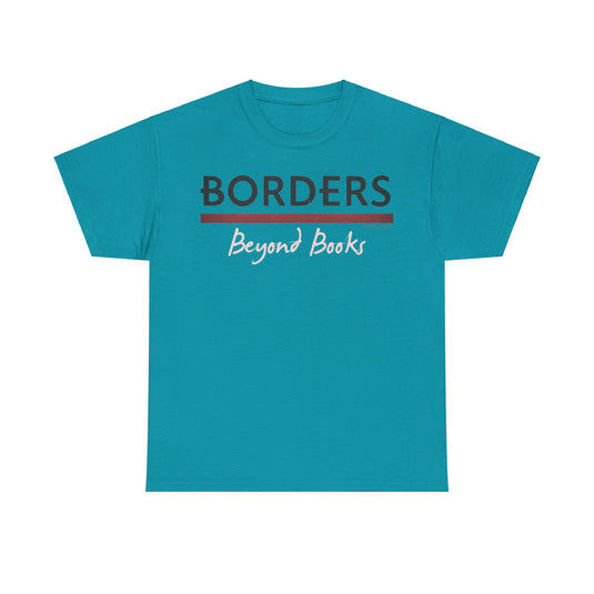 Borders Beyond Books Nostalgic Retro Logo T-shirt