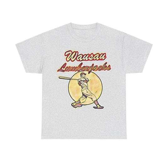 Wausau Lumberjacks Logo Wisconsin Baseball T-shirt