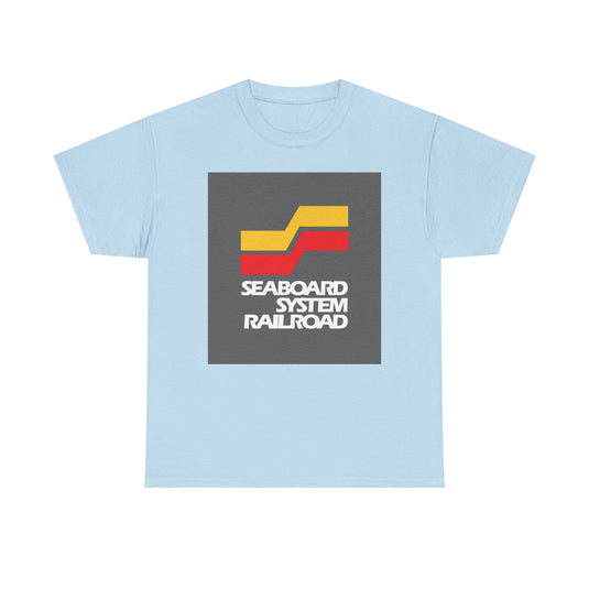 Seaboard System Railroad Logo Vintage Train Railway T-Shirt