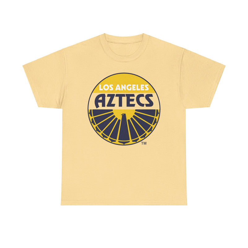 Load image into Gallery viewer, Los Angeles Aztecs Yellow Logo California Soccer Team T-shirt
