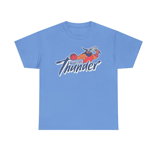 Quad City Thunder Basketball Team Nostalgic Retro T-shirt