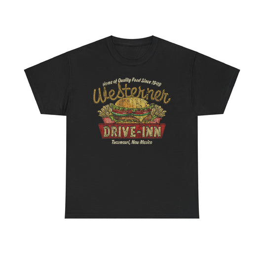 Westerner Drive-Inn 1949 Tucumcari New Mexico Diner Fast Food Restaurant T-shirt