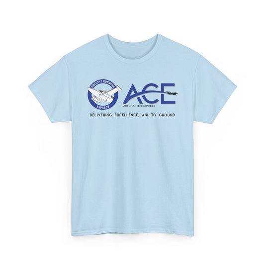 ACE Air Charter Express Delivering Excellence Freight Runners Logo T-shirt
