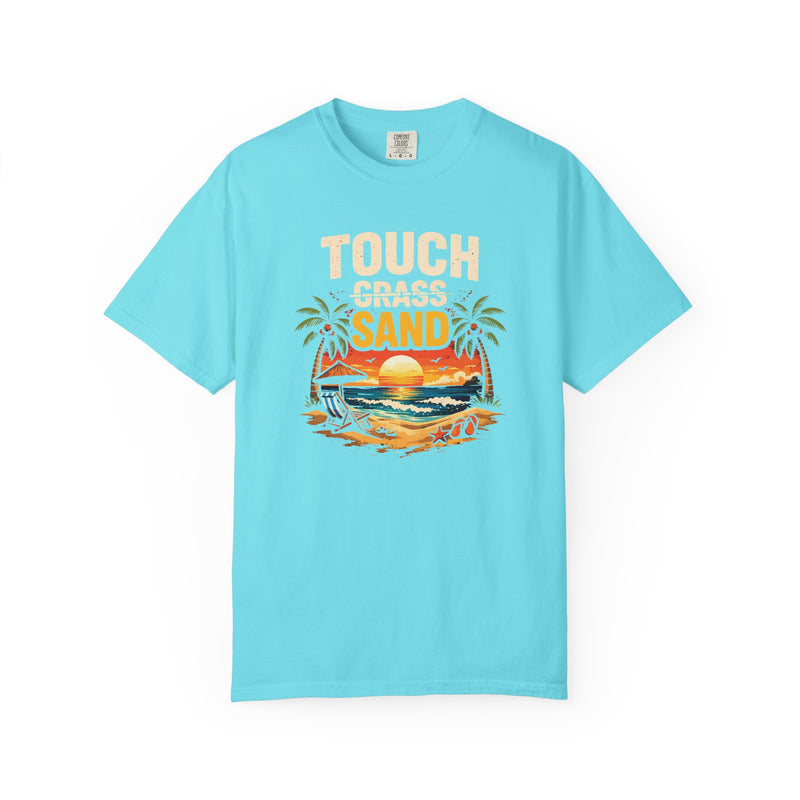 Load image into Gallery viewer, Touch Grass Sand Credit Card Points Miles Travel T-shirt
