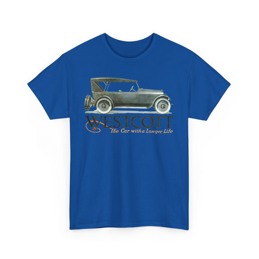 Westcott The Car With A Longer Life Vintage American Auto Logo T-shirt