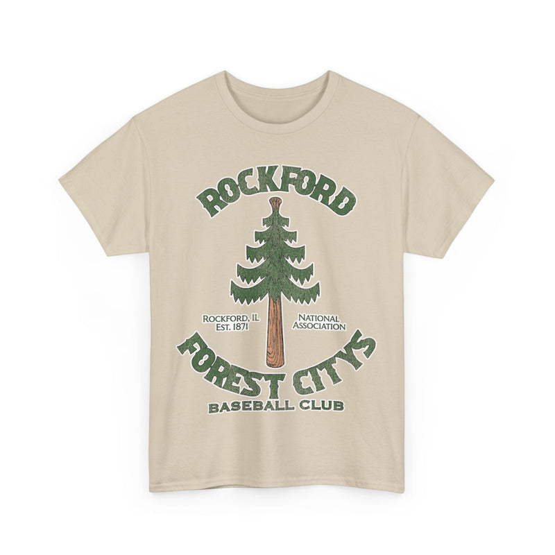 Load image into Gallery viewer, Rockford Forest Citys Nostalgic Retro Baseball Team T-shirt
