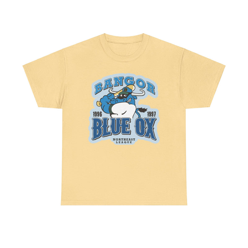 Load image into Gallery viewer, Bangor Blue Ox Maine Northeast League Baseball 1996-1997 T-shirt
