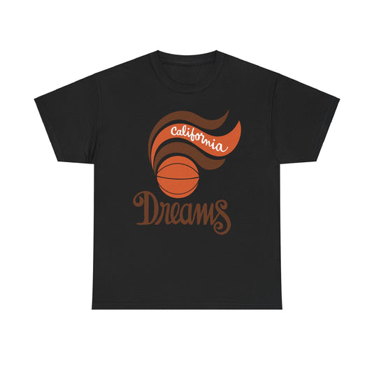 California Dreams Womens Professional Basketball League '79-80 T-shirt