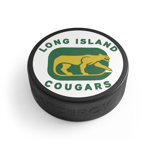 Long Island Cougars New York Hockey Puck