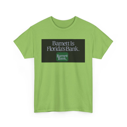 Barnett Bank Florida's Bank T-Shirt - Regional Banking Logo - Florida