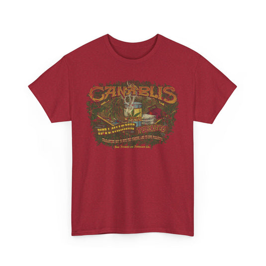 San Francisco Tobacco Co Can-a-blis 1967 California Cannabis T-shirt