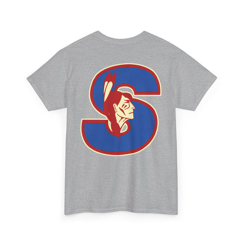 Load image into Gallery viewer, Springfield Indians Hockey Team Nostalgic 2 sided T-shirt
