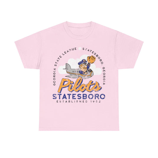 Statesboro Pilots Est 1952 Georgia Baseball T-shirt