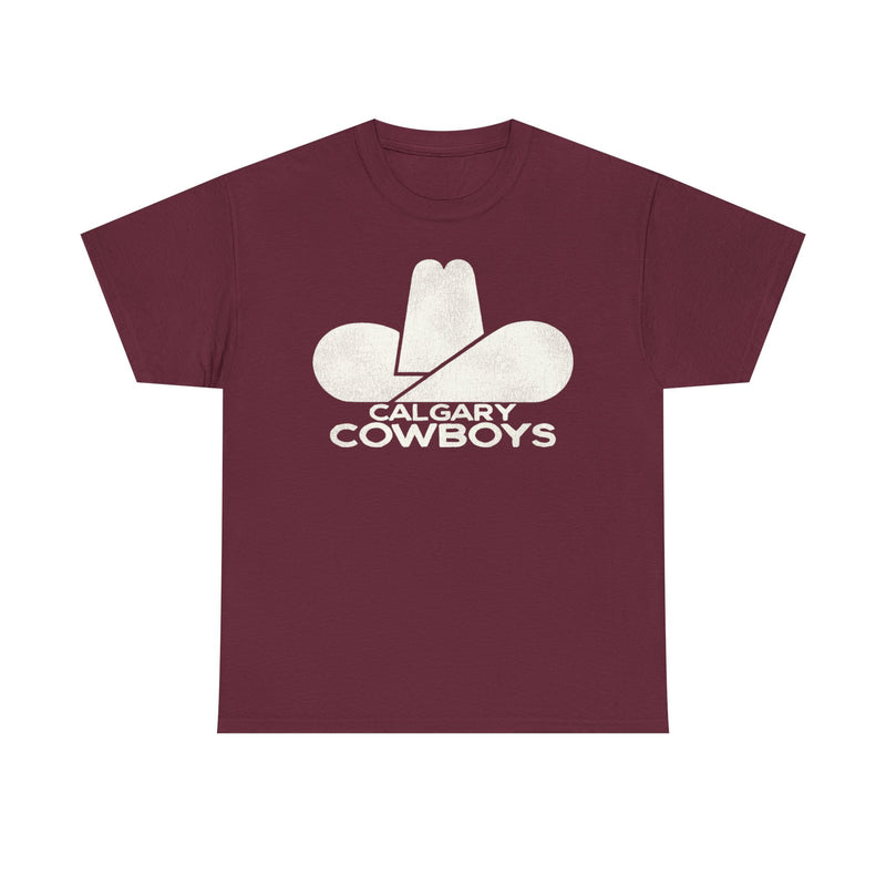 Load image into Gallery viewer, Calgary Cowboys Hockey Team Nostalgic Logo T-shirt
