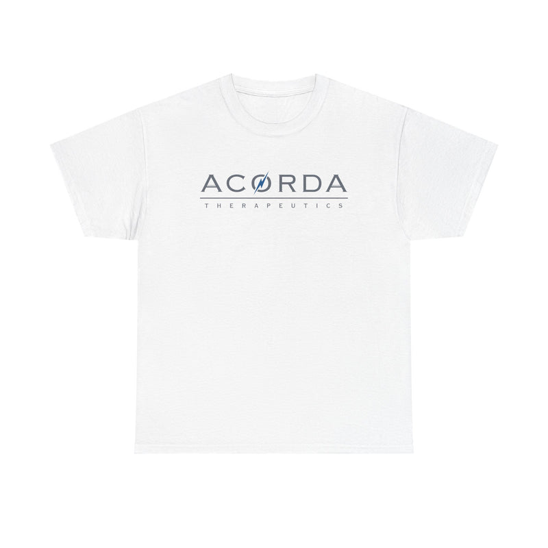 Load image into Gallery viewer, Acorda Therapeutics T-Shirt Defunct Pharmaceutical Company Logo Medical Tee
