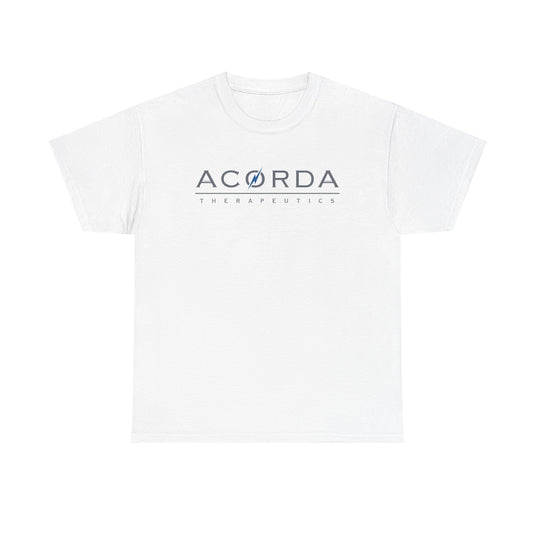 Acorda Therapeutics T-Shirt Defunct Pharmaceutical Company Logo Medical Tee
