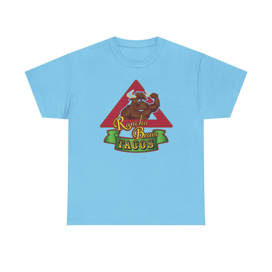 Rancho Bravo Tacos T-Shirt - Taco Restaurant Industry Defunct Tee