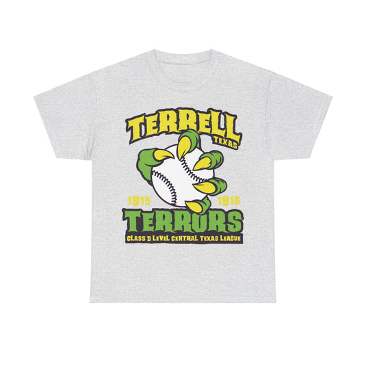 Terrell Terrors Est 1915 Texas Baseball T-shirt