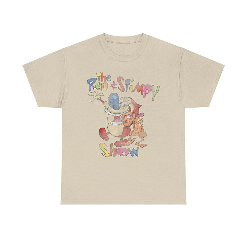 Load image into Gallery viewer, Ren Stimpy Logo Animated TV Show T-shirt
