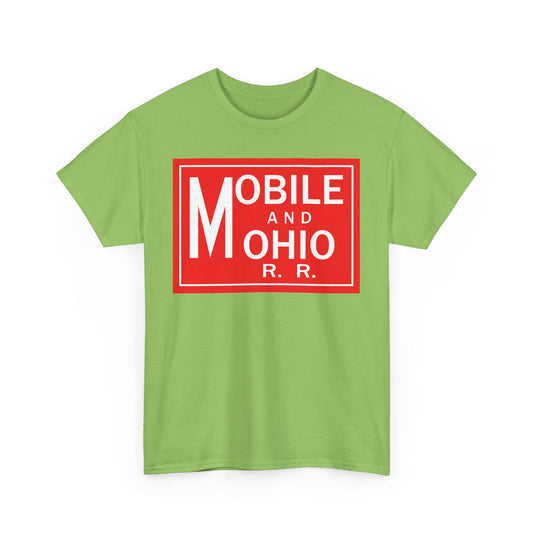 Mobile Ohio Railroad Vintage Train Railway Logo T-Shirt