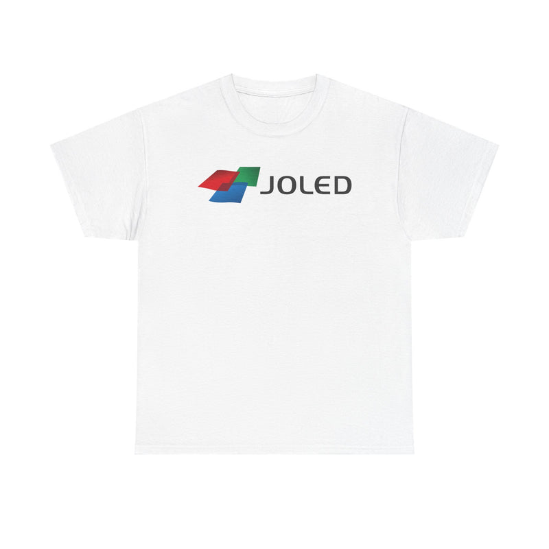 Load image into Gallery viewer, JOLED T-Shirt - OLED Display Industry Bankrupt Logo Tee
