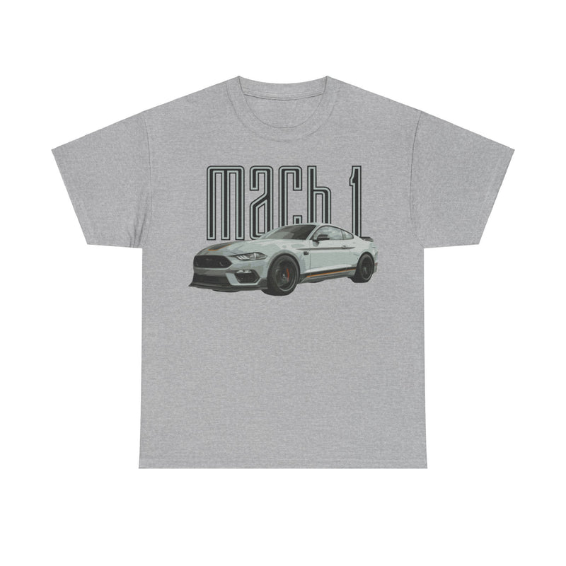 Load image into Gallery viewer, Ford Mustang Mach 1 Car Distressed Print T-shirt
