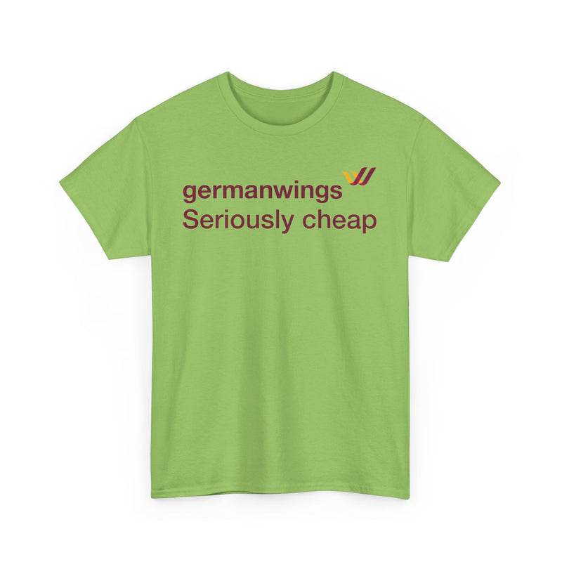 Load image into Gallery viewer, Germanwings Seriously Cheap Lufthansa Subsidiary Vintage Logo T-shirt
